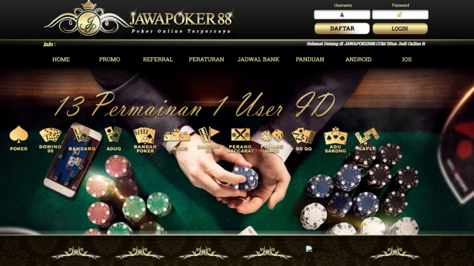JAWAPOKER88 JAWAPOKER88